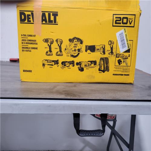 CALIFORNIA NEW DEWALT 9 TOOL COMBO SET