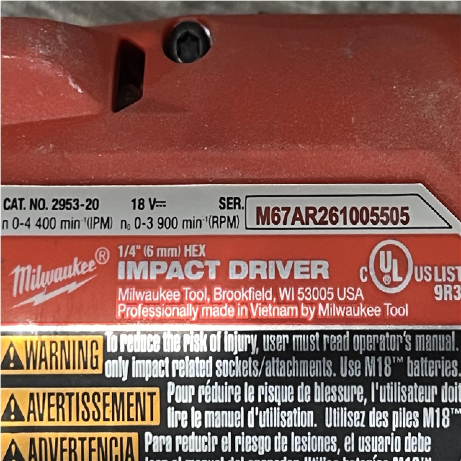 AS-IS Milwaukee FUEL 18V Lithium-Ion Brushless Cordless Hammer Drill and Impact Driver Combo Kit