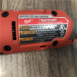 AS-IS Milwaukee FUEL 12V Lithium-Ion Compact 1/4 in. Cordless Ratchet (Tool-Only)