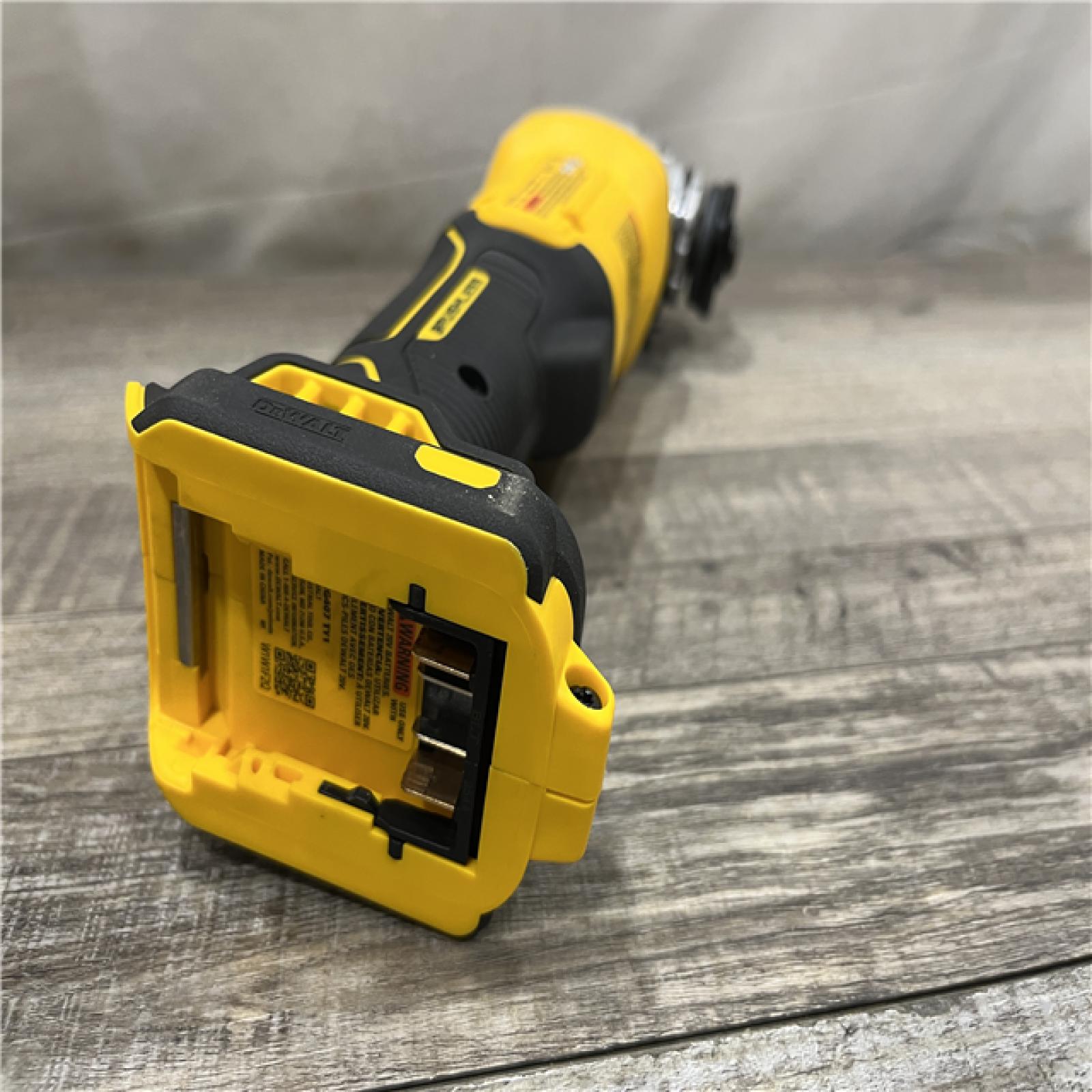AS-IS DEWALT 20-Volt MAX Cordless Brushless 4-1/2 in. Angle Grinder with Slide Switch (Tool Only)