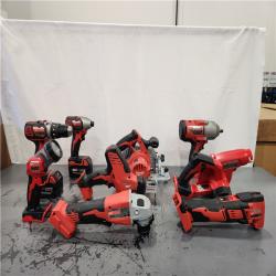 AS-IS- Milwaukee 18-Volt Lithium-Ion Cordless (9-Tool) Combo Kit