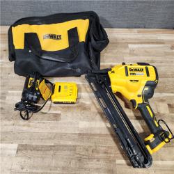 HOUSTON LOCATION - AS - IS DEWALT 20V MAX XR Lithium-Ion Cordless 2-1/2 in. 15-Gauge Finish Nailer Kit