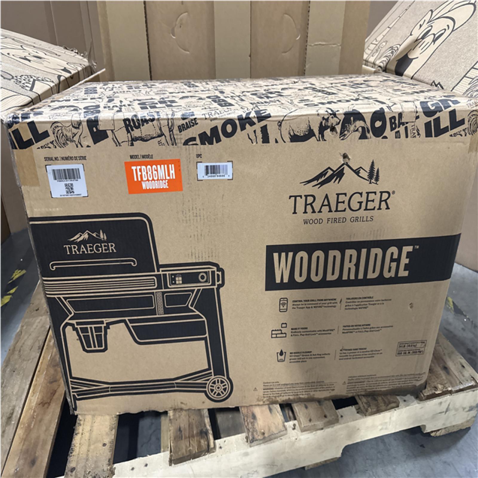 CALIFORNIA AS IS TRAEGER WOODRIDGE TFB86MLH