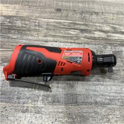 AS-IS Milwaukee 12V Lithium-Ion Cordless 3/8 in. Ratchet (Tool-Only)