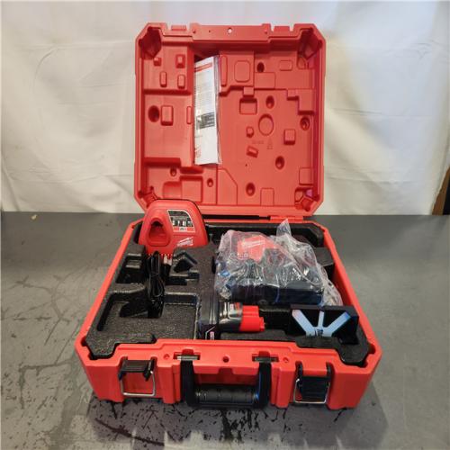 AS-IS- Milwaukee-M12 Green Beam Laser 360° 3-Plane Kit