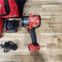 HOUSTON LOCATION - AS - IS Milwaukee M18 FUEL Brushless Cordless High-Torque 1/2 in. Impact Wrench W/Friction Ring Kit