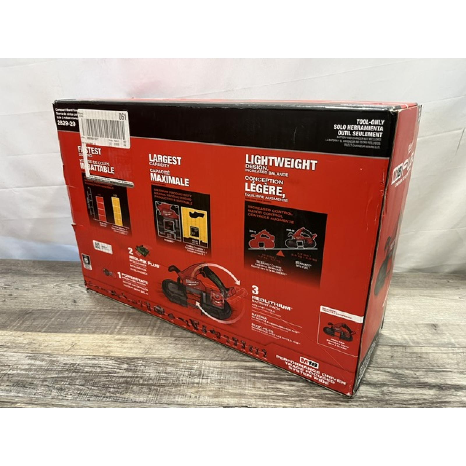 NEW - Milwaukee FUEL 18V Lithium-Ion Brushless Cordless Compact Bandsaw (Tool-Only)