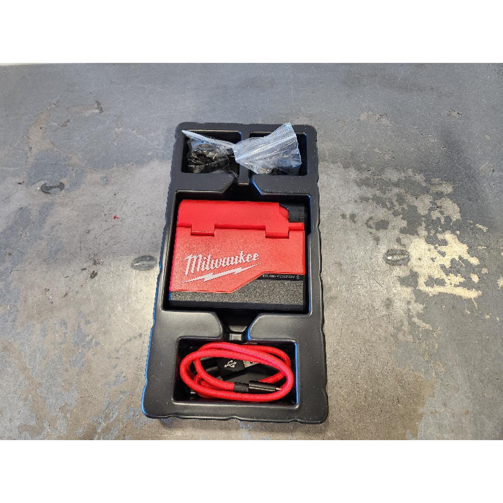 AS-IS- Milwaukee Redlithium Bluetooth Ear Plugs/Ear Phones with Mic Black/Red 1 Pk