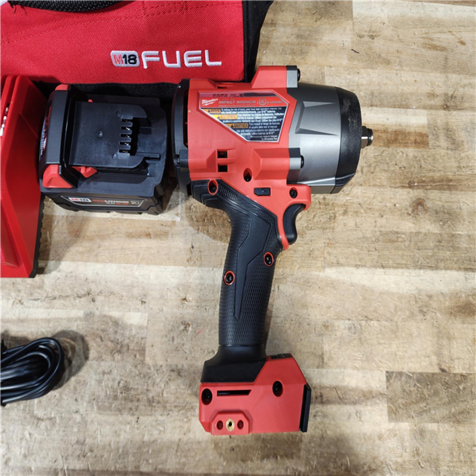 HOUSTON LOCATION - AS - IS Milwaukee FUEL 18V Lithium-Ion Brushless Cordless 1/2 in. Impact Wrench w/Friction Ring Kit
