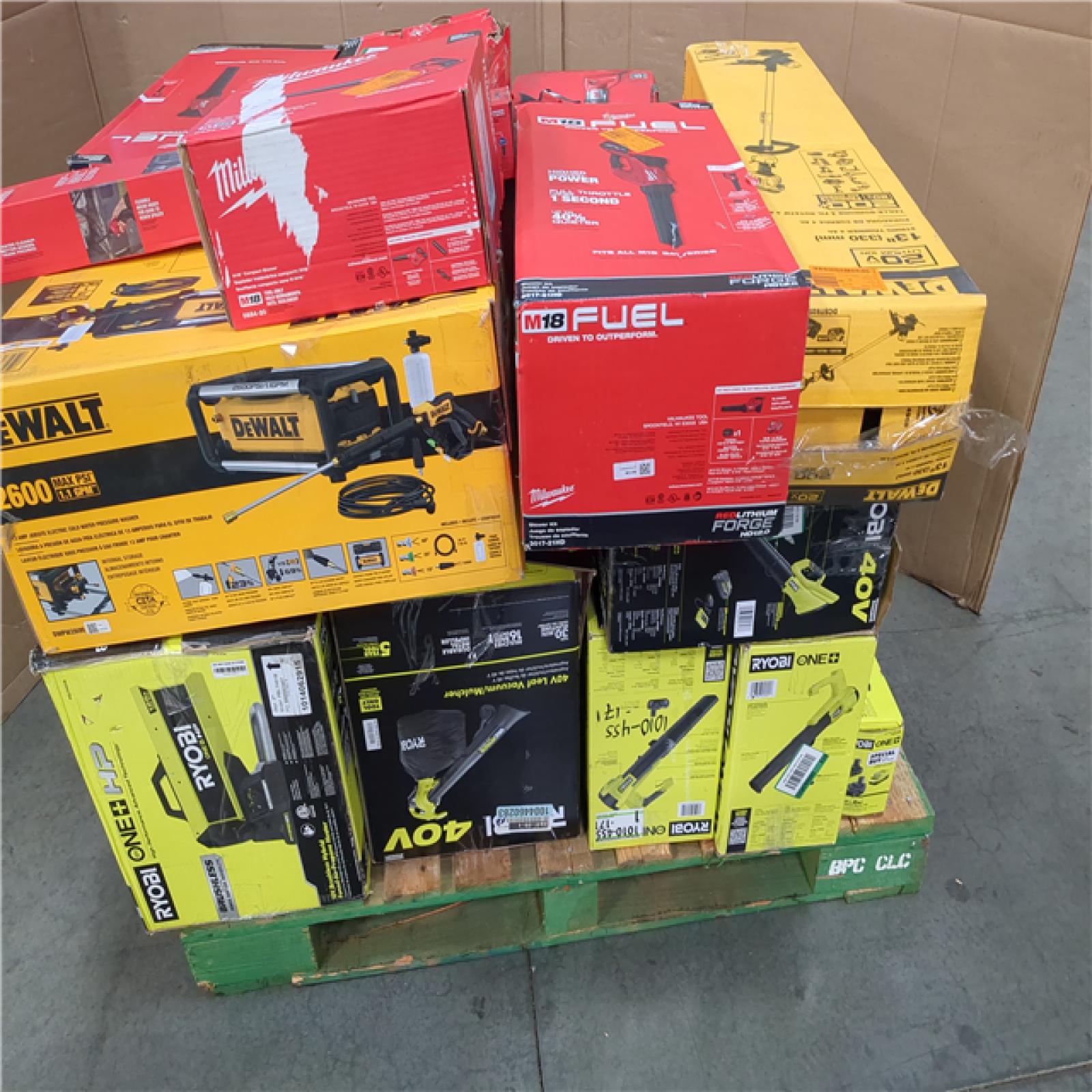 CALIFORNIA AS-IS TOOL PALLET