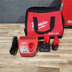 HOUSTON LOCATION - AS-IS Milwaukee FUEL 12-Volt Lithium-Ion Brushless Cordless Hammer Drill and Impact Driver Combo Kit