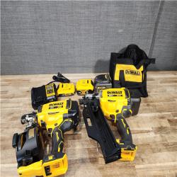 Houston Location AS-IS DEWALT Nail Guns QTY/2 and Batteries QTY/3 with Charger