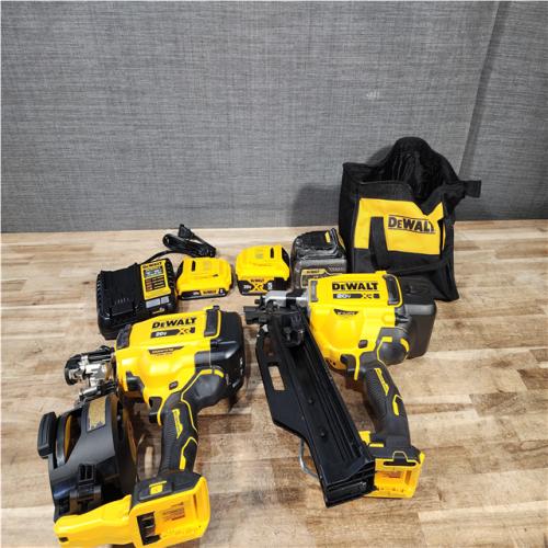 Houston Location AS-IS DEWALT Nail Guns QTY/2 and Batteries QTY/3 with Charger