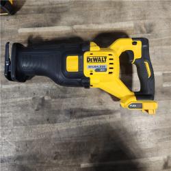 HOUSTON LOCATION - AS-IS DEWALT FLEXVOLT 60V MAX Cordless Brushless Reciprocating Saw with (1) FLEXVOLT 9.0Ah Battery