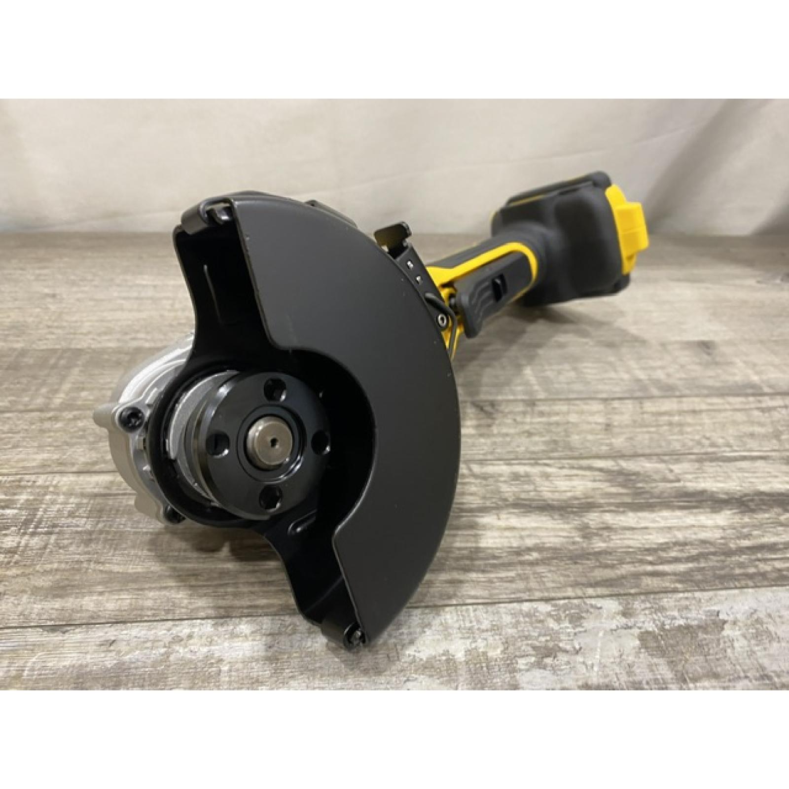 AS-IS DEWALT 20V MAX Cordless Brushless 4-1/2 in. Angle Grinder with Paddle Switch (Tool Only)