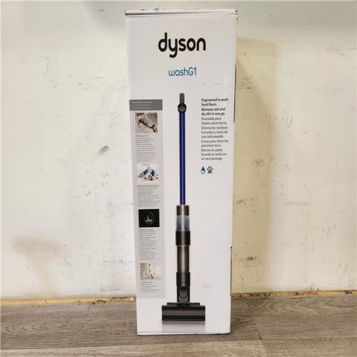 Phoenix Location AS-IS Dyson Wash G1 Wet Cordless Hard Floor Cleaner in Matte Black/Ultra Blue with Microfiber Motorized Rollers
