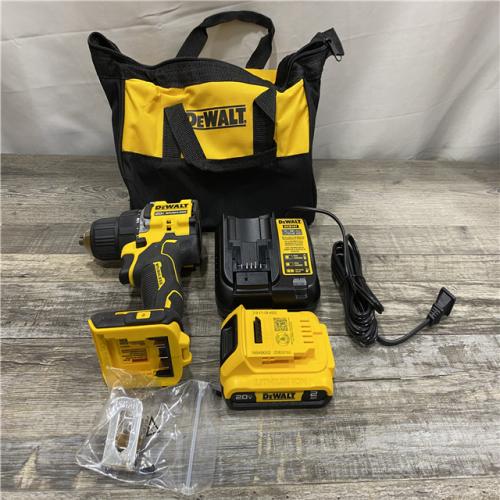 AS-IS DEWALT Atomic 20V Lithium-Ion Cordless Compact 1/2 in. Drill/Driver Kit