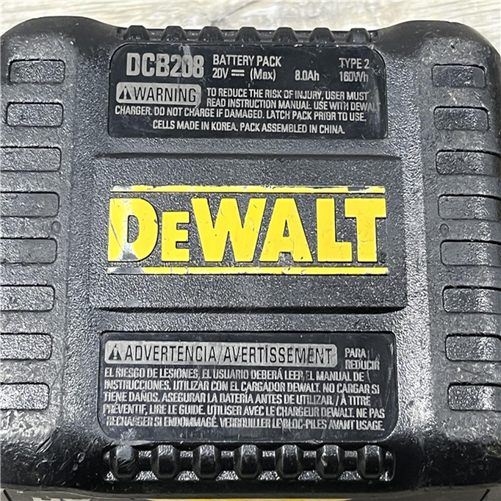 AS-IS DEWALT 20V Premium Lithium-Ion 5.0Ah Battery and 8.0Ah Battery