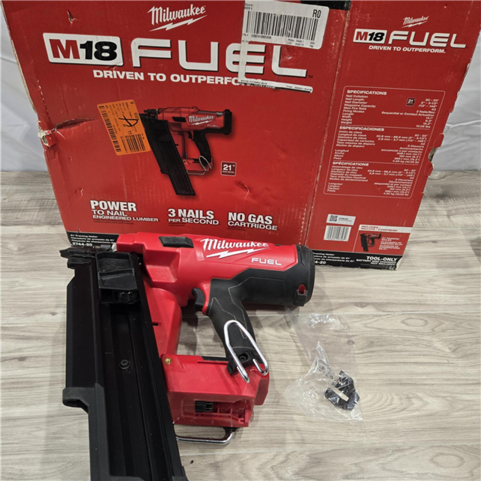 AS-IS Milwaukee M18 Fuel 18V Brushless 18-Gauge Brad Nailer 2746-20 (Bare Tool)