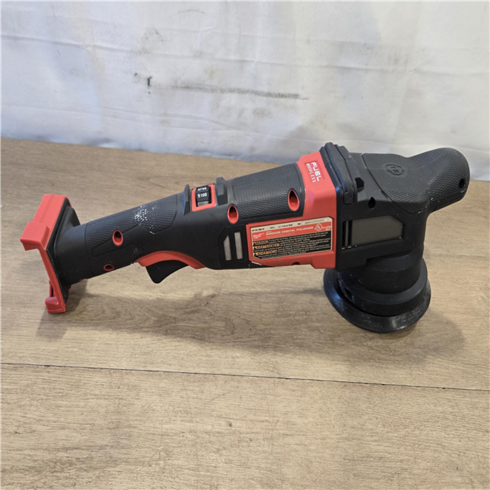 AS-IS Milwaukee FUEL18V Lithium-Ion Brushless Cordless 15MM DA Polisher (Tool-Only)
