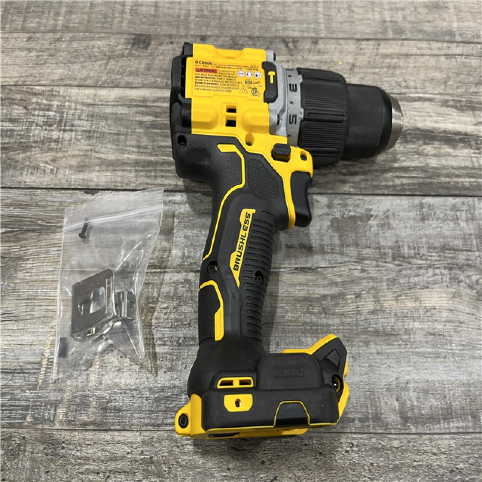 AS-IS DEWALT 20V XR Brushless Cordless 1/2 in. Hammer Drill (Tool-Only)