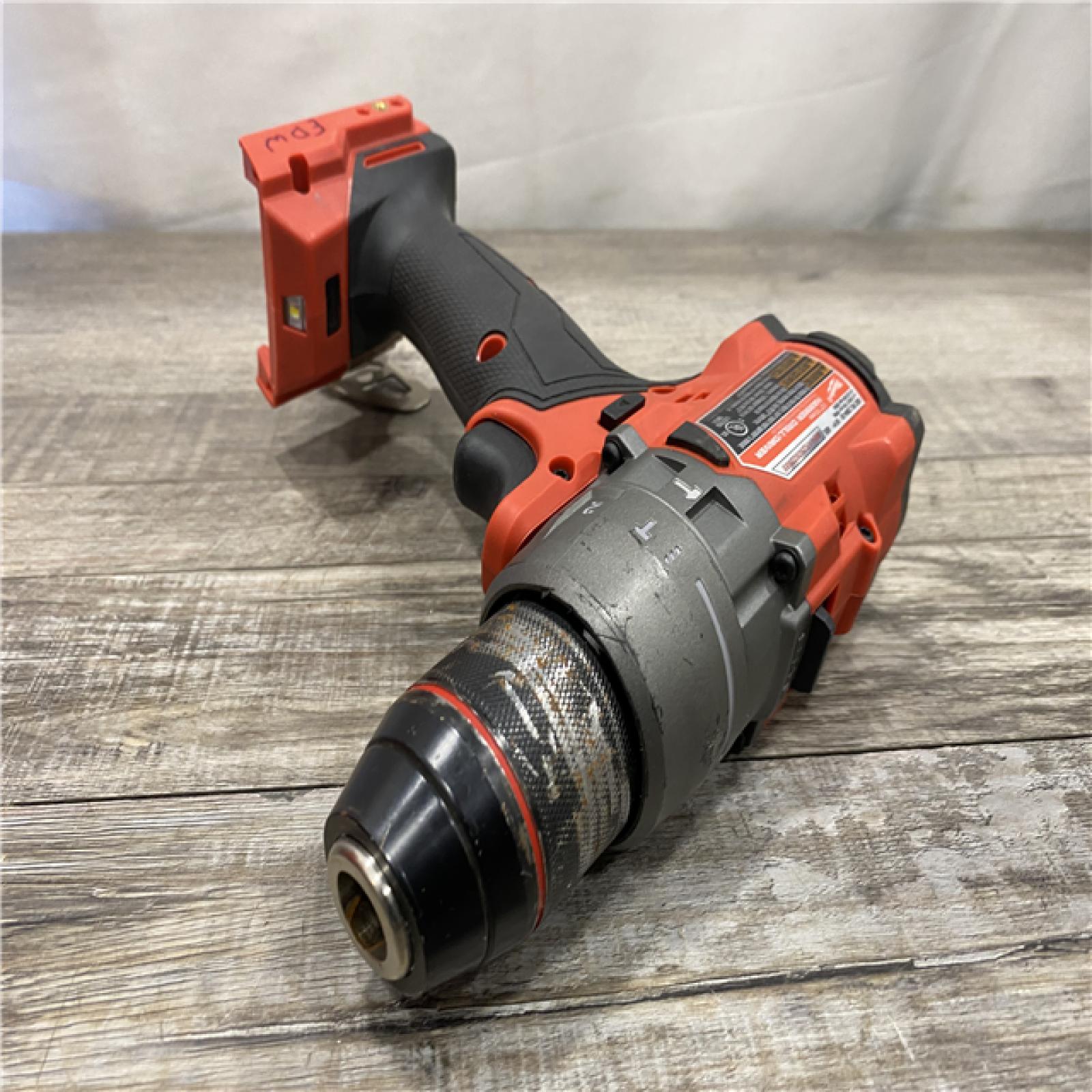 AS-IS Milwaukee FUEL 18V Lithium-Ion Brushless Cordless 1/2 in. Hammer Drill/Driver (Tool-Only)