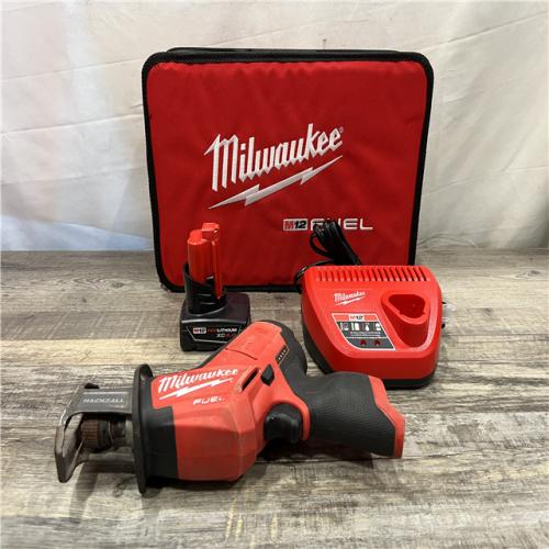 AS-IS Milwaukee FUEL 12V Lithium-Ion Brushless Cordless HACKZALL Reciprocating Saw Kit