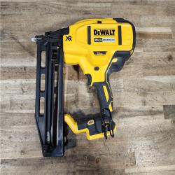 HOUSTON LOCATION - AS-IS DEWALT 20V MAX XR 16-Gauge Lithium-Ion Cordless Finish Nailer (Tool Only)