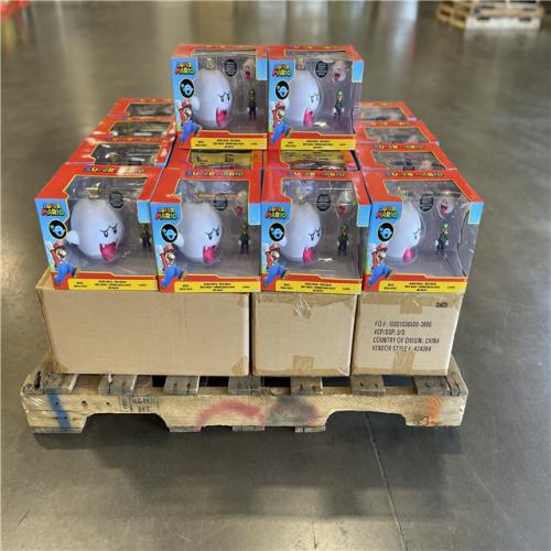 DALLAS LOCATION - NEW! BULLSEYE SUPER MARIO [Glow-in-the-Dark] PALLET - (36 UNITS)