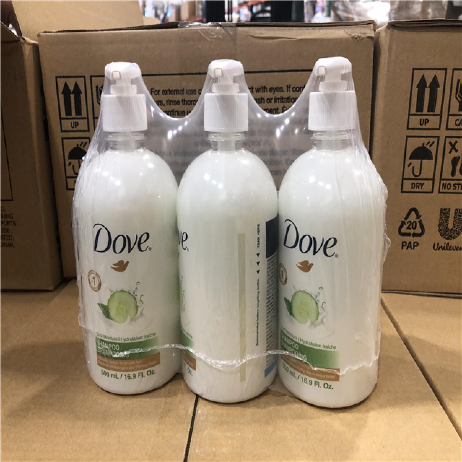 DALLAS LOCATION - NEW! - Dove PRO 500ml Shampoo Pallet (504 UNITS)