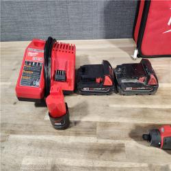 HOUSTON LOCATION - AS-IS MILWAUKEE 3 TOOL COMBO KIT