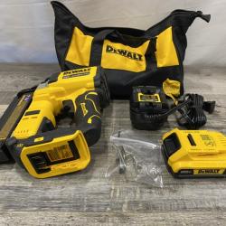 AS-IS DEWALT ATOMIC 20V MAX Lithium Ion Cordless 23 Gauge Pin Nailer Kit
