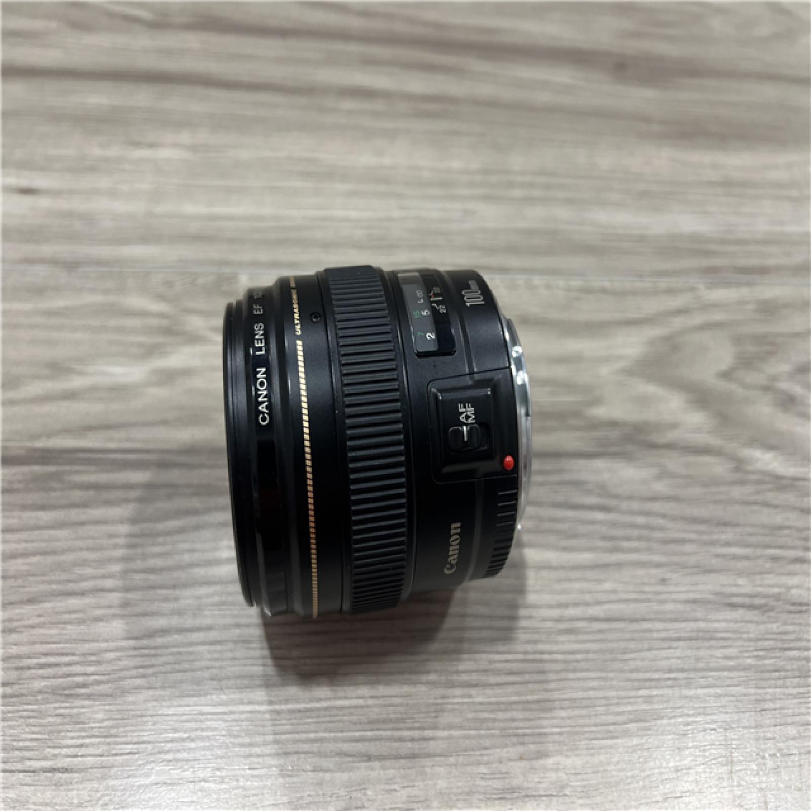 AS-IS Canon EF 100mm f/2 Ultrasonic Telephoto Auto Focus Lens