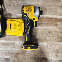 HOUSTON LOCATION - AS - IS DEWALT Atomic 20V Max Lithium-Ion Brushless Cordless Compact 1/4 in. Impact Driver Kit