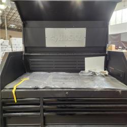 Phoenix Husky Tool Storage 52 in. W x 20 in. D Heavy Duty Rolling Tool Chest Combo in Matte Black