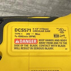 AS-IS DEWALT ATOMIC 20V MAX Cordless Brushless 4-1/2 in. Circular Saw (Tool Only)