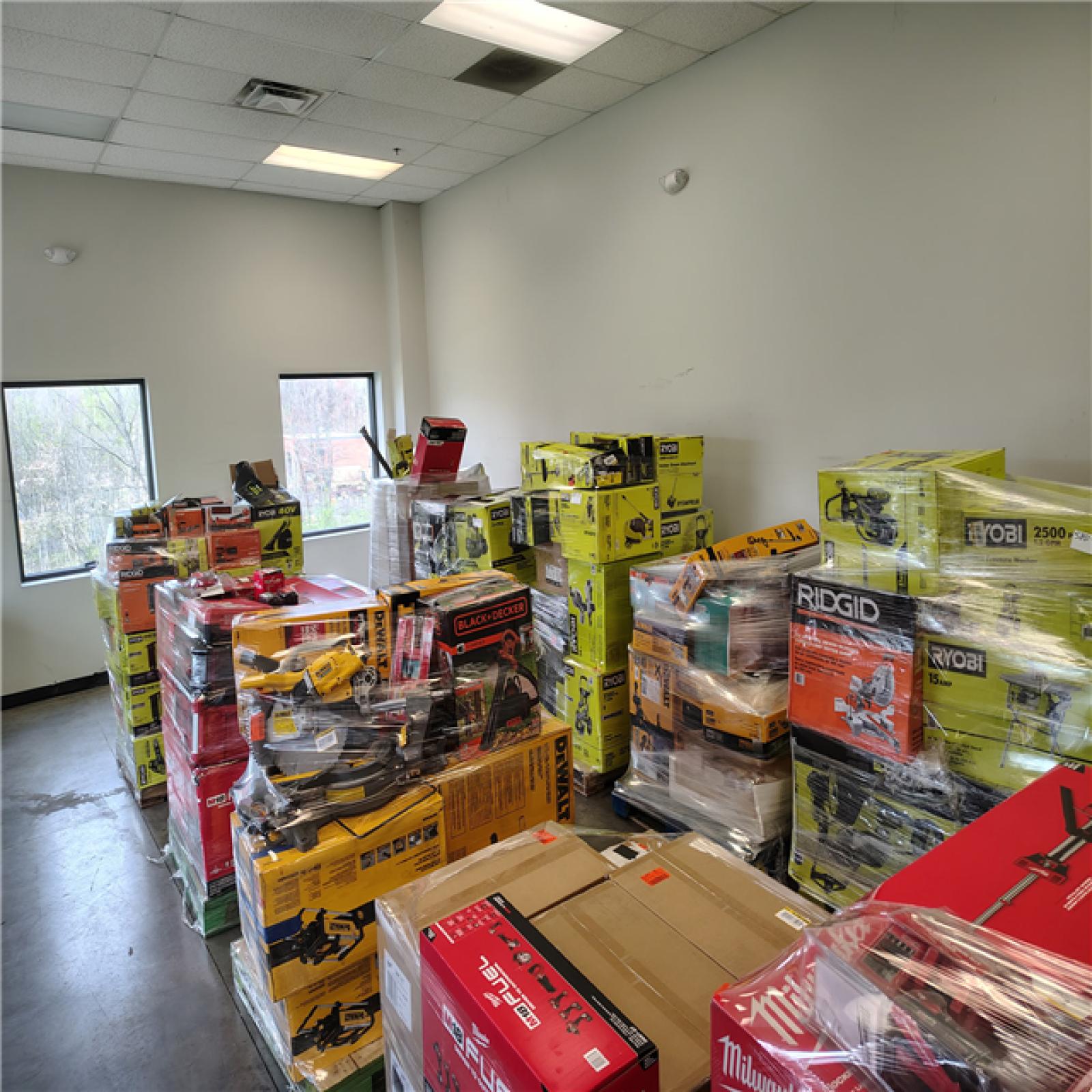 Pittston Location As-Is Power Tools Partial Truckload (13 Pallets) 5851-B