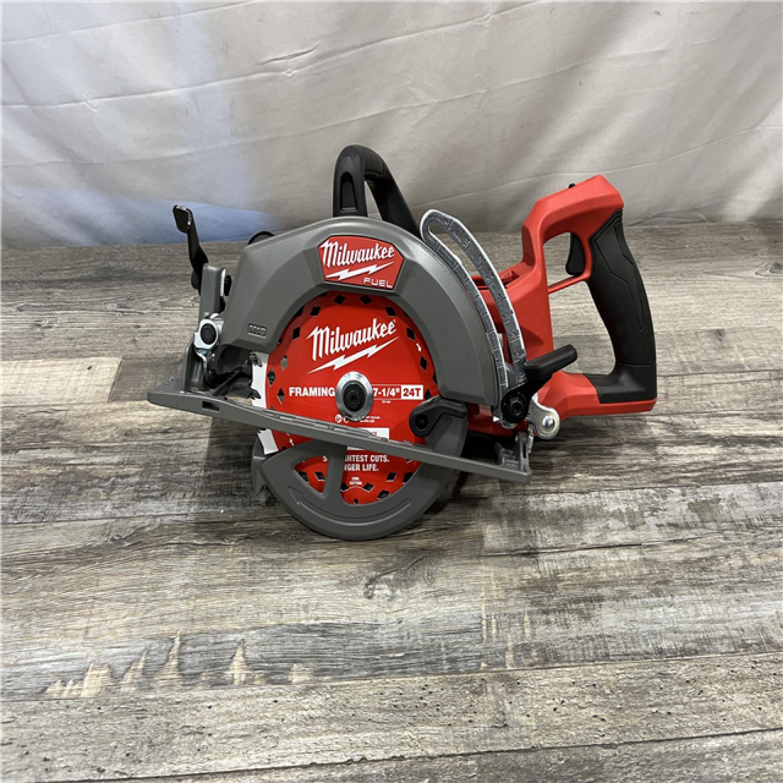 AS-IS Milwaukee FUEL 18V Lithium-Ion Cordless 7-1/4 in. Rear Handle Circular Saw (Tool-Only)