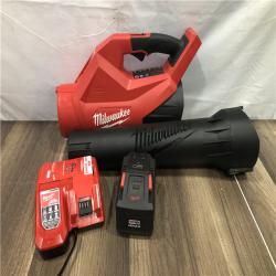 AS-IS Milwaukee FUEL 120 MPH 500 CFM 18V Brushless Cordless Battery Powered Leaf Blower Kit