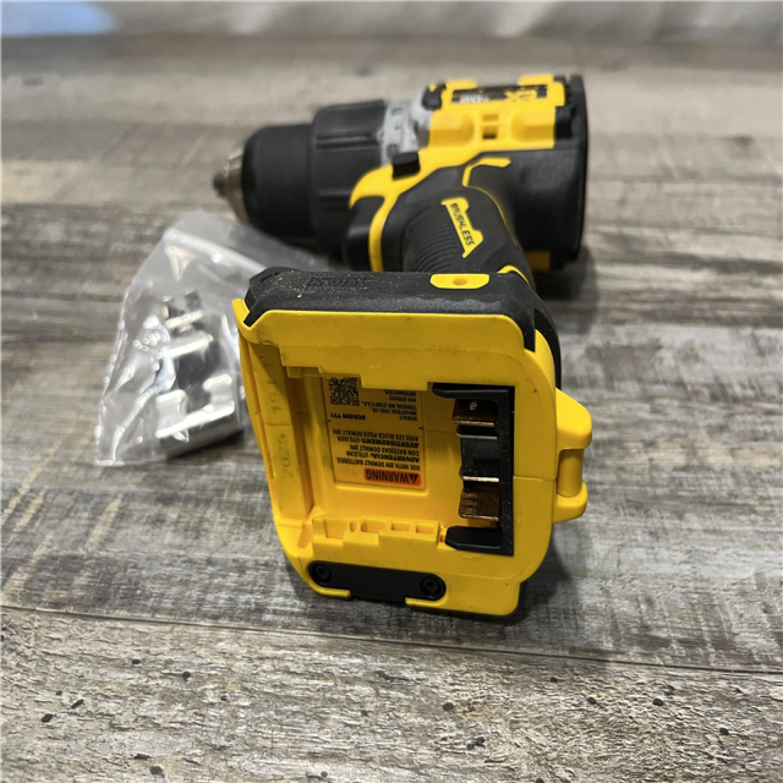 AS-IS DEWALT 20V XR Brushless Cordless 1/2 in. Hammer Drill (Tool-Only)