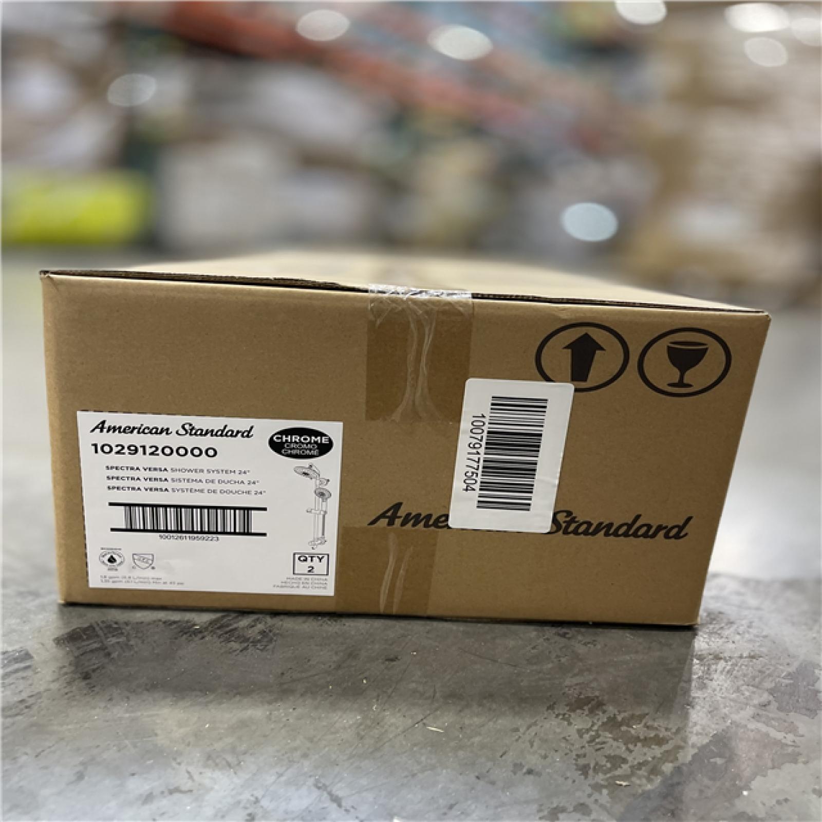 DALLAS LOCATION - NEW! American Standard Spectra Versa 4-Spray Round 24 in. Shower System Kit with Hand Shower 1.8 GPM in Polished Chrome (Lot of 2)