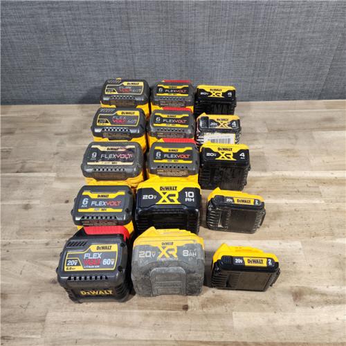 HOUSTON LOCATION - AS-IS DEWALT BATTERY PACK QTY - 15