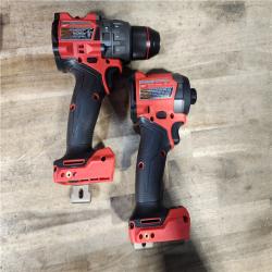 HOUSTON LOCATION - AS-IS (APPEARS LIKE NEW) Milwaukee M18 FUEL 18V Lithium-Ion Brushless Cordless Hammer Drill and Impact Driver Combo Kit