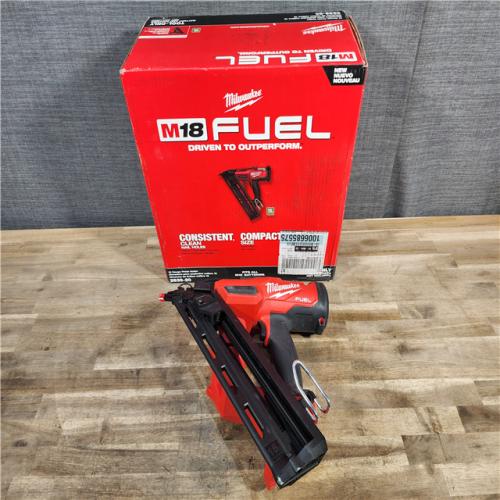 HOUSTON LOCATION - AS-IS Milwaukee 2839-20 M18 FUEL 15 Ga. 18 Volt Brushless Angled Finish Nailer (TOOL ONLY)