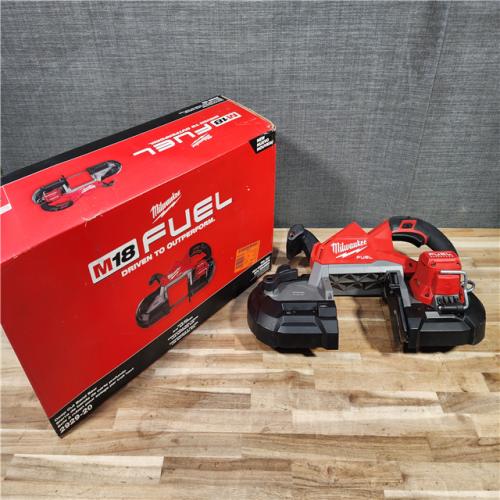 HOUSTON LOCATION - AS-IS Milwaukee  FUEL 18V Lithium-Ion Brushless Cordless Deep Cut Band Saw (Tool-Only)
