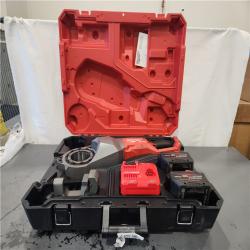 AS-IS- M18 Fuel One-Key Cordless Brushless Pipe Threader Kit with (2) 12.0Ah Batteries and Case