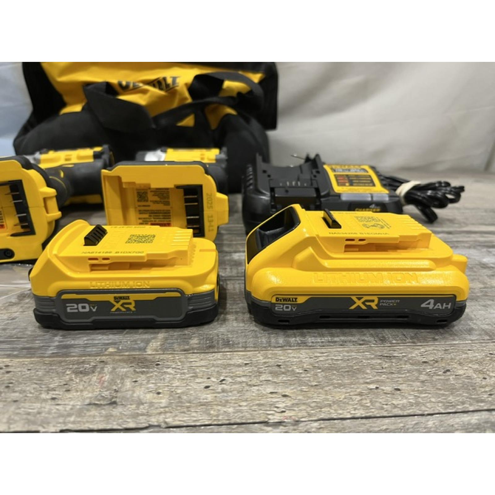 AS-IS DEWALT 20V XR Lithium-Ion Cordless 2-Tool Combo Kit