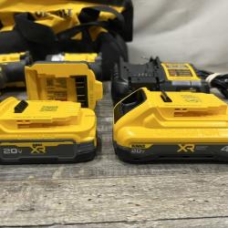 AS-IS DEWALT 20V XR Lithium-Ion Cordless 2-Tool Combo Kit