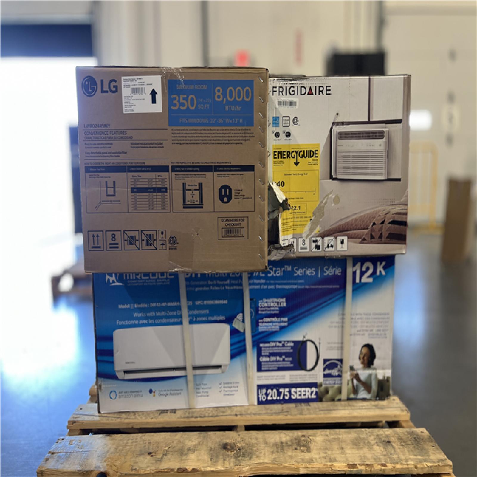 DALLAS LOCATION - MIXED AC UNIT PALLET - (5 UNITS)