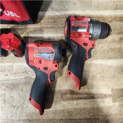HOUSTON LOCATION - AS - IS Milwaukee 2 Tool Combo Kit W/ (2) Battery & Charger